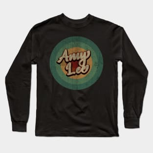 Circle Retro Vintage Amy Lee Long Sleeve T-Shirt